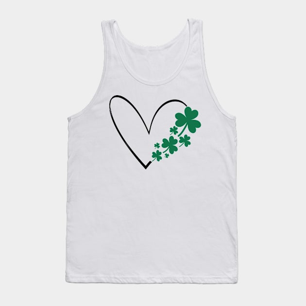 Shamrock Heart Tank Top by Things2followuhome